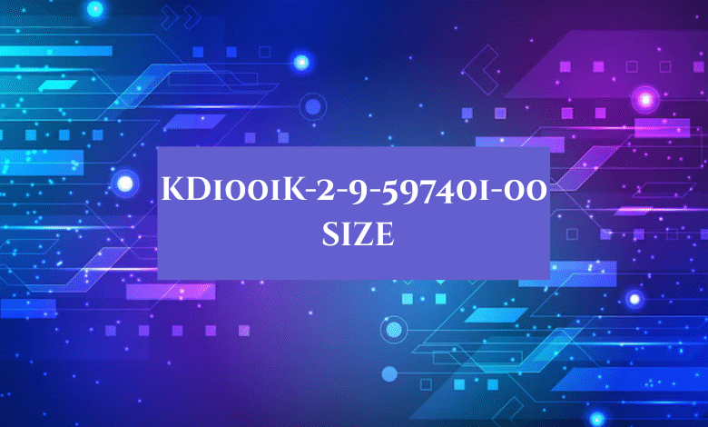 Kd1001k-2-9-597401-00 Size